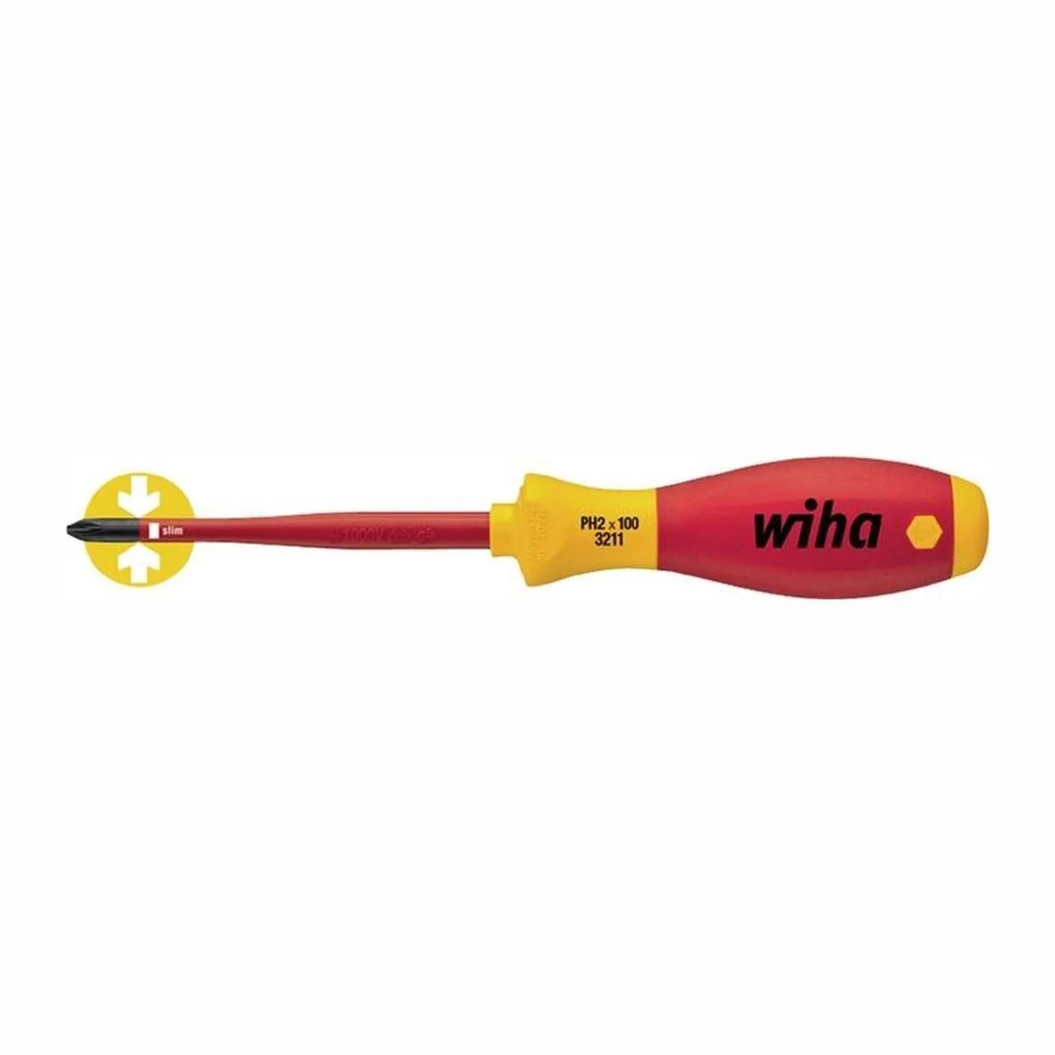 Image of Wiha Schraubendreher 3211 Slimfix PH 2 35394