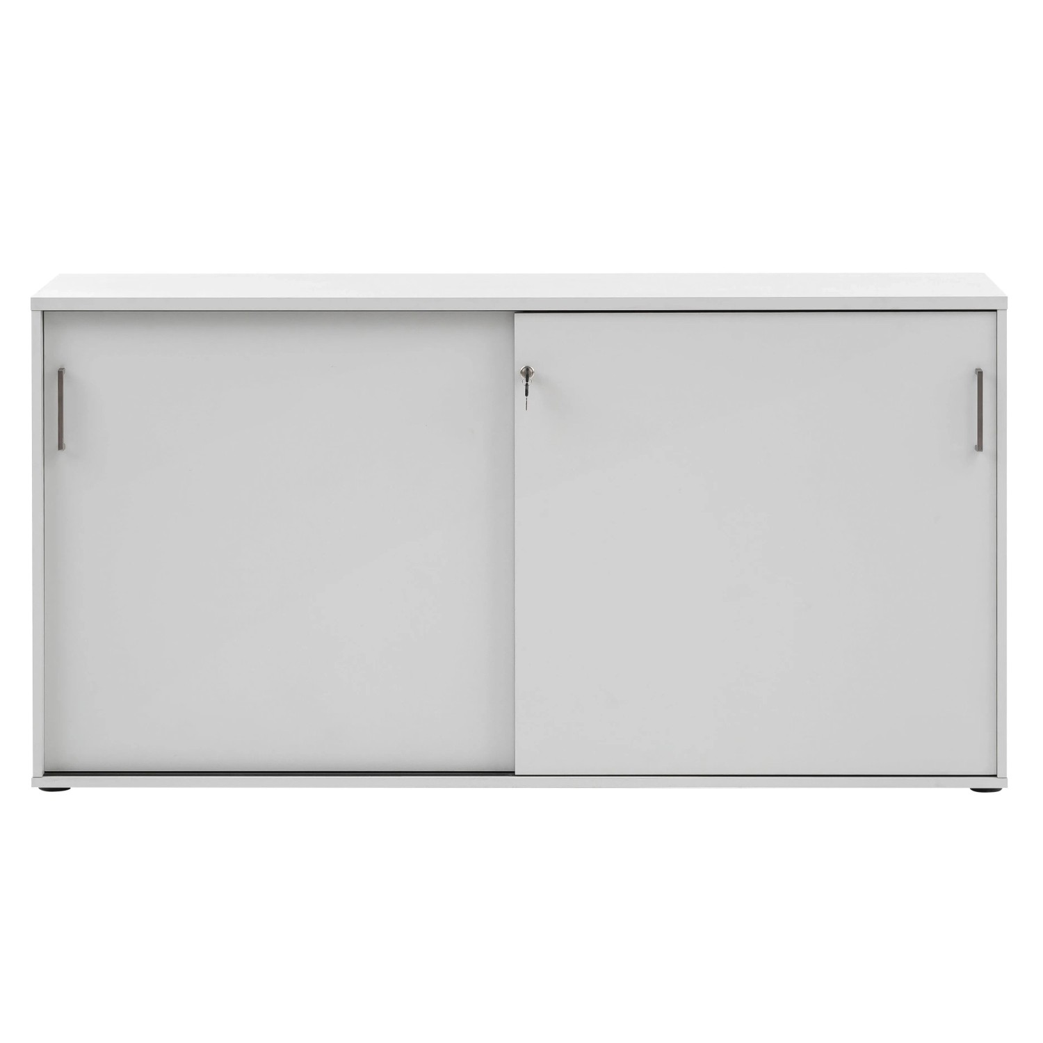 Schildmeyer Schiebetürenschrank Serie 1500 Lichtgrau 84,2 cm x 160,2 cm x 41 cm