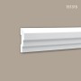 PROFHOME Wand- und Friesleisten Set, 18 weiße Zierleisten (36 m) für Wand und Decke.