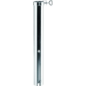 Schneider Bodenhülse für 55 mm Rohre, aus eloxiertem Aluminium, für Schirmständer.