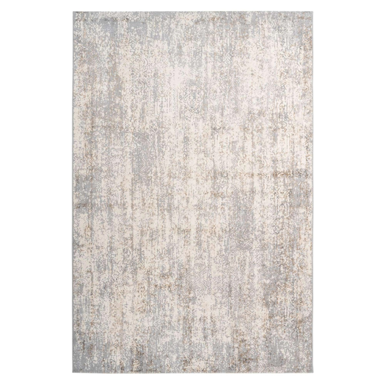 MeGusta Kurzflor Teppich Modern UsedLook Taupe 80x150 cm Clara günstig online kaufen