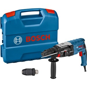 Bosch Professional GBH 2-28 F Bohrhammer im Set mit Koffer und Zubehör.