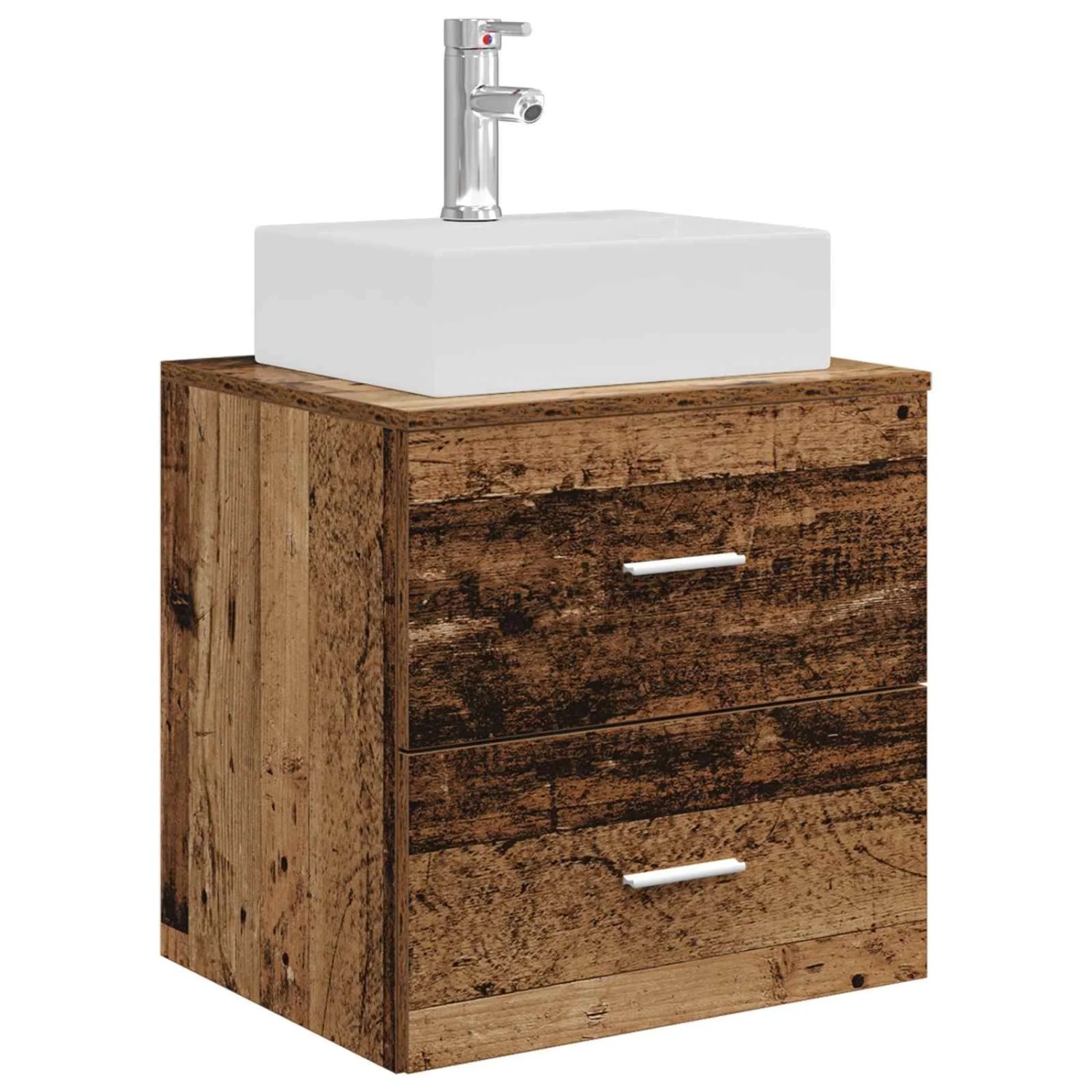 vidaXL Wandmontierte Waschtisch Altholz 49,5 x 41 x 62,5 cm 890284