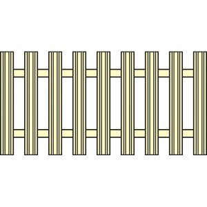 Anthrazitfarbener Vorgartenzaun Füssen, 180x90 cm, modernes Design für den Garten.