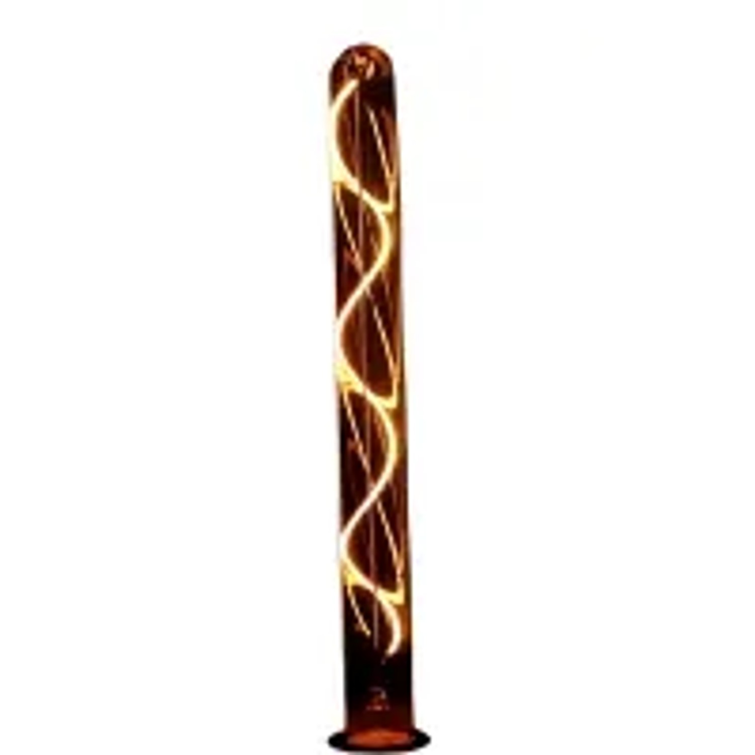 NETTLIFE LED Wandlampe aus Glas Braun-1