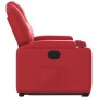 vidaXL Relaxsessel mit Aufstehhilfe Elektrisch Rot Kunstleder 3204449_10