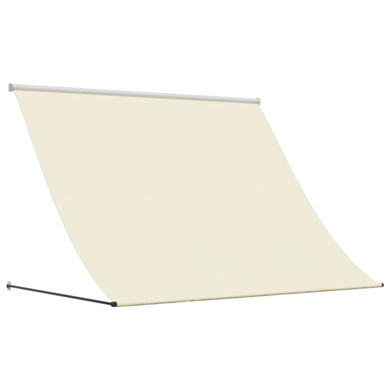 vidaXL Markise Einziehbar Creme 200x150 cm Stoff und Stahl 368759