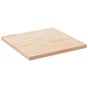 vidaXL Tischplatte 80x80x2,5 cm Massivholz Kiefer Quadratisch 824390