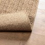 vidaXL Teppich ZIZUR Beige 120x120 cm Jute-Optik Indoor und Outdoor 4010393_6