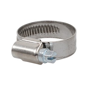 Kirchhoff Schlauchklemme, 20-32 mm, Edelstahl, 2er-Set. Schlauchverbinder für sichere Verbindungen.