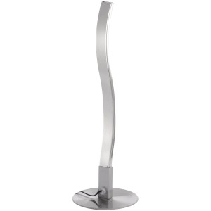 Moderne LED Tischleuchte Wave von Just Light aus Stahl, 30 cm hoch. Design-Tischlampe für Wohnräume.