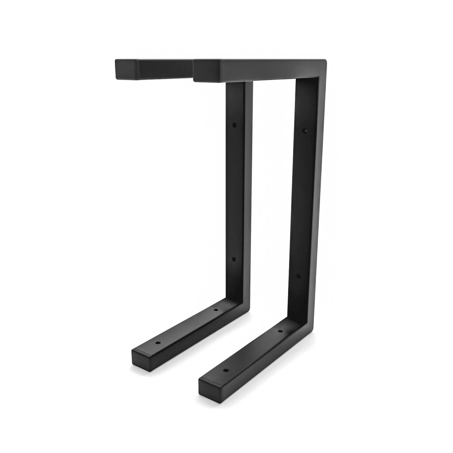 HEVVA Schwerlast Regalhalter ERLENBERG 20 cm Tiefe 2er Set Schwarz