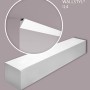 NOEL & MARQUET NMC IL4-Box WALLSTYL Eckleisten Set, 48m, grau, für indirekte Beleuchtung.