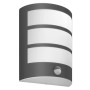 Moderne Philips LED Aussenwandleuchte Python mit Bewegungssensor, anthrazit.