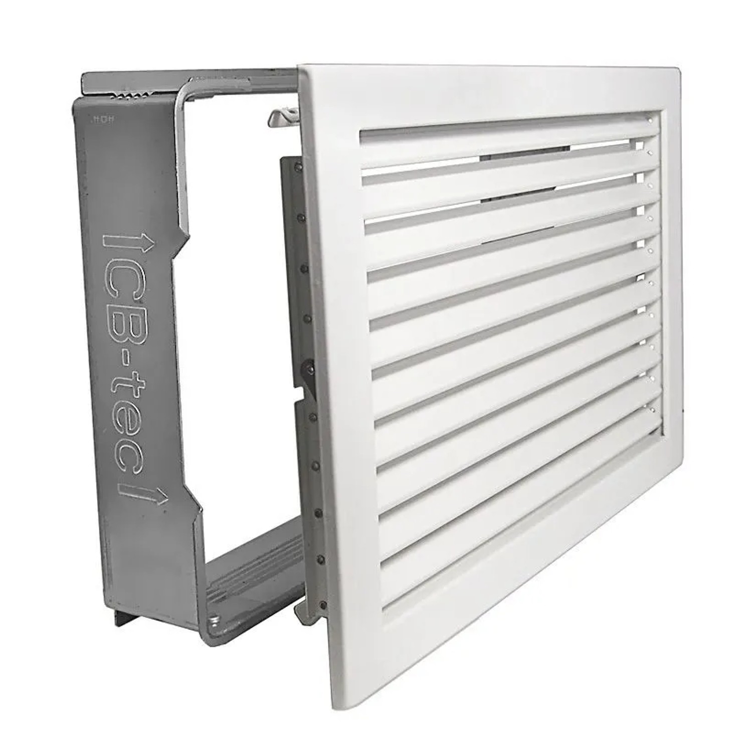 Häusler Kaltluftgitter KG 3523 W Lüftungsgitter Weiss 350 x 230mm Abluftgitter