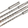 LUX Bohrersatz SDS-Plus, 4-teilig, Größen 5 mm - 10 mm für Beton, Stein und Mauerwerk.