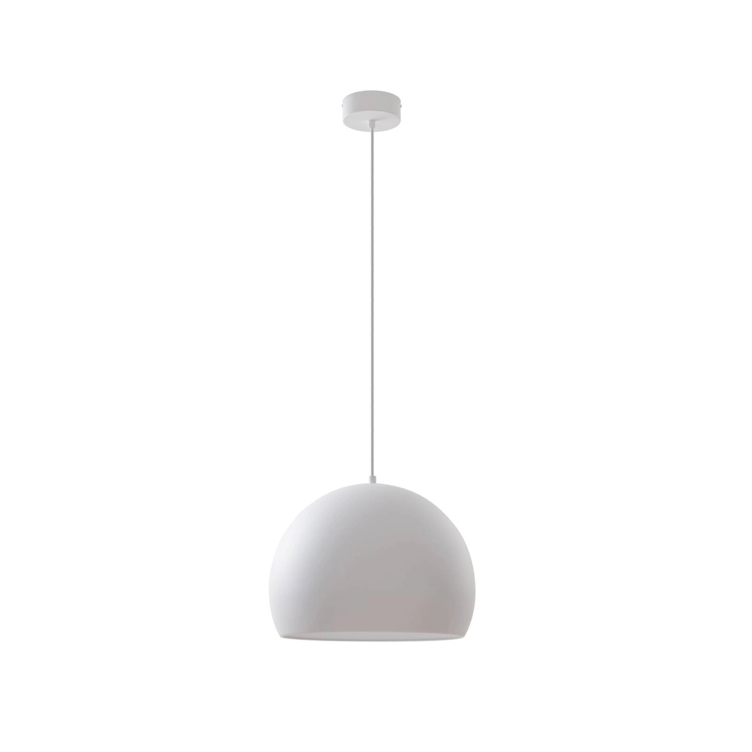 Lucande LED Lythara 10014834 Modern in Weiß aus Aluminium 1-flammig Wohnzimmerleuchte