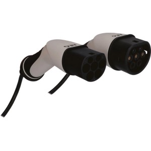 AEG Typ 2 E-Ladekabel, 7 m, für Elektroautos, mit Schutzkappe. Zwischenstecker für Ladestationen.