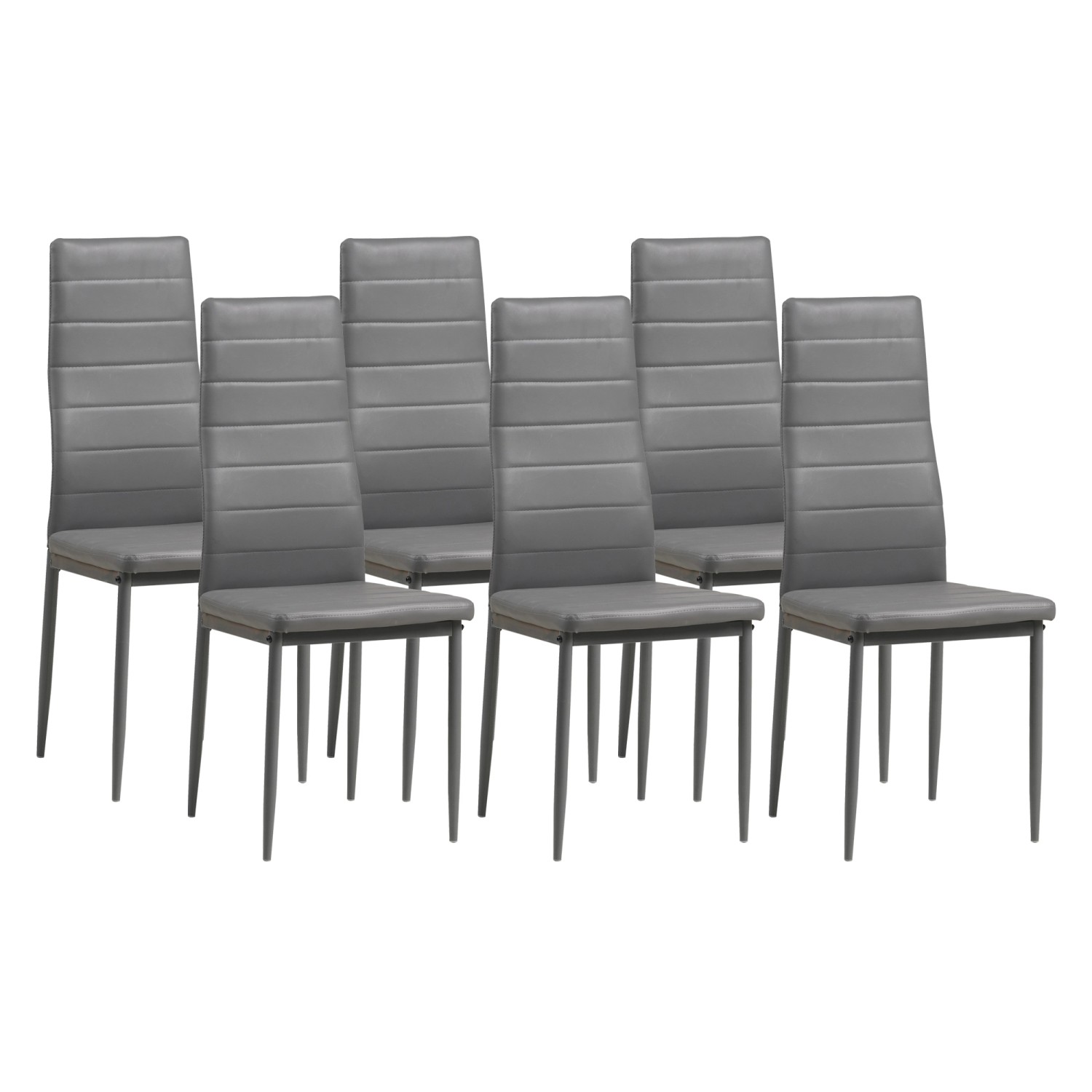 Albatros Esszimmerstühle MILANO 6er Set Grau günstig online kaufen