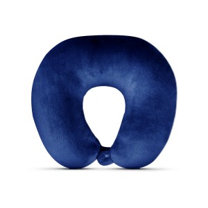 Bestlivings Nackenrolle, dunkelblau, 16x30 cm. Bequemes Reisekissen für unterwegs.