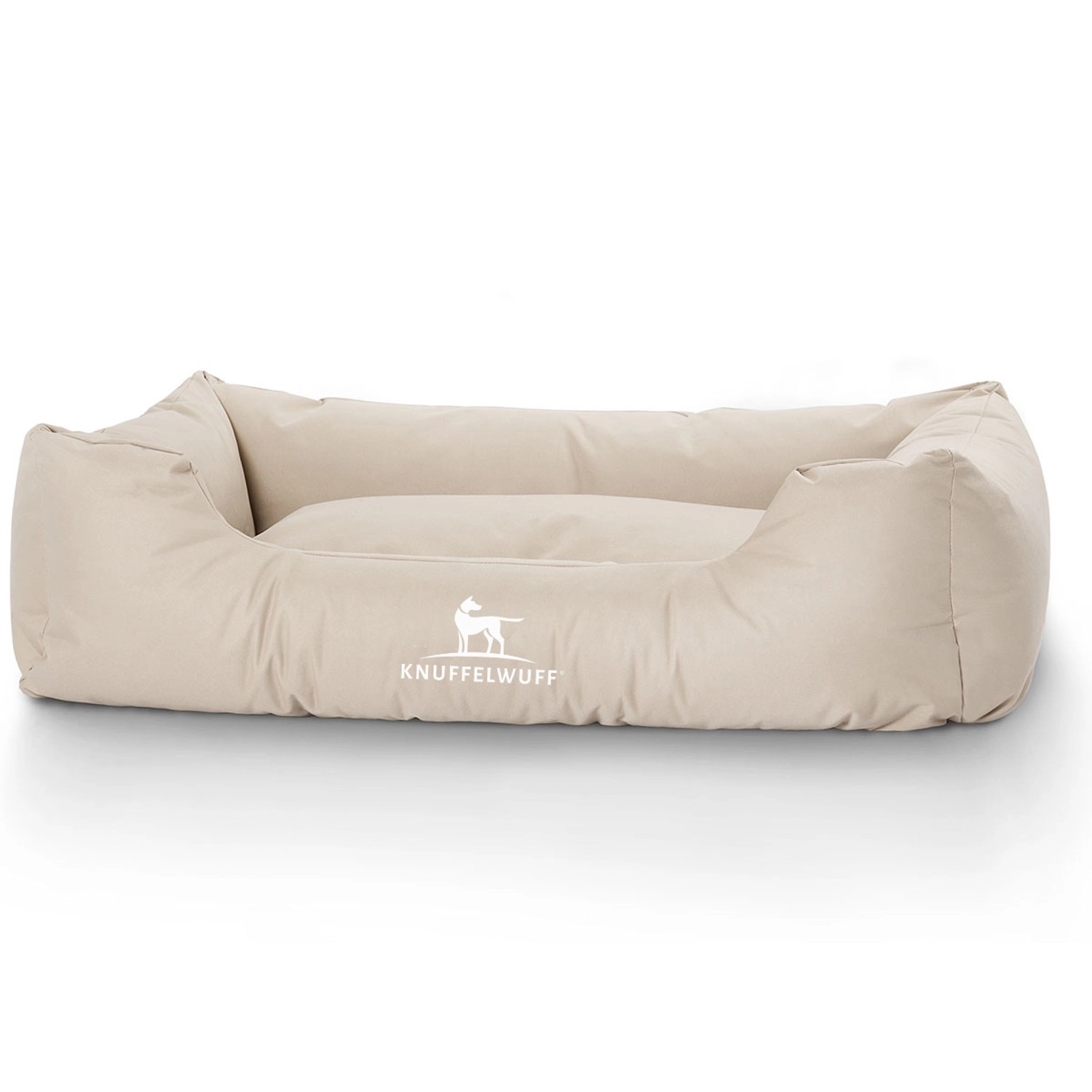 Knuffelwuff Hundebett Finlay Nylongewerbe XXL 120 x 85cm Beige