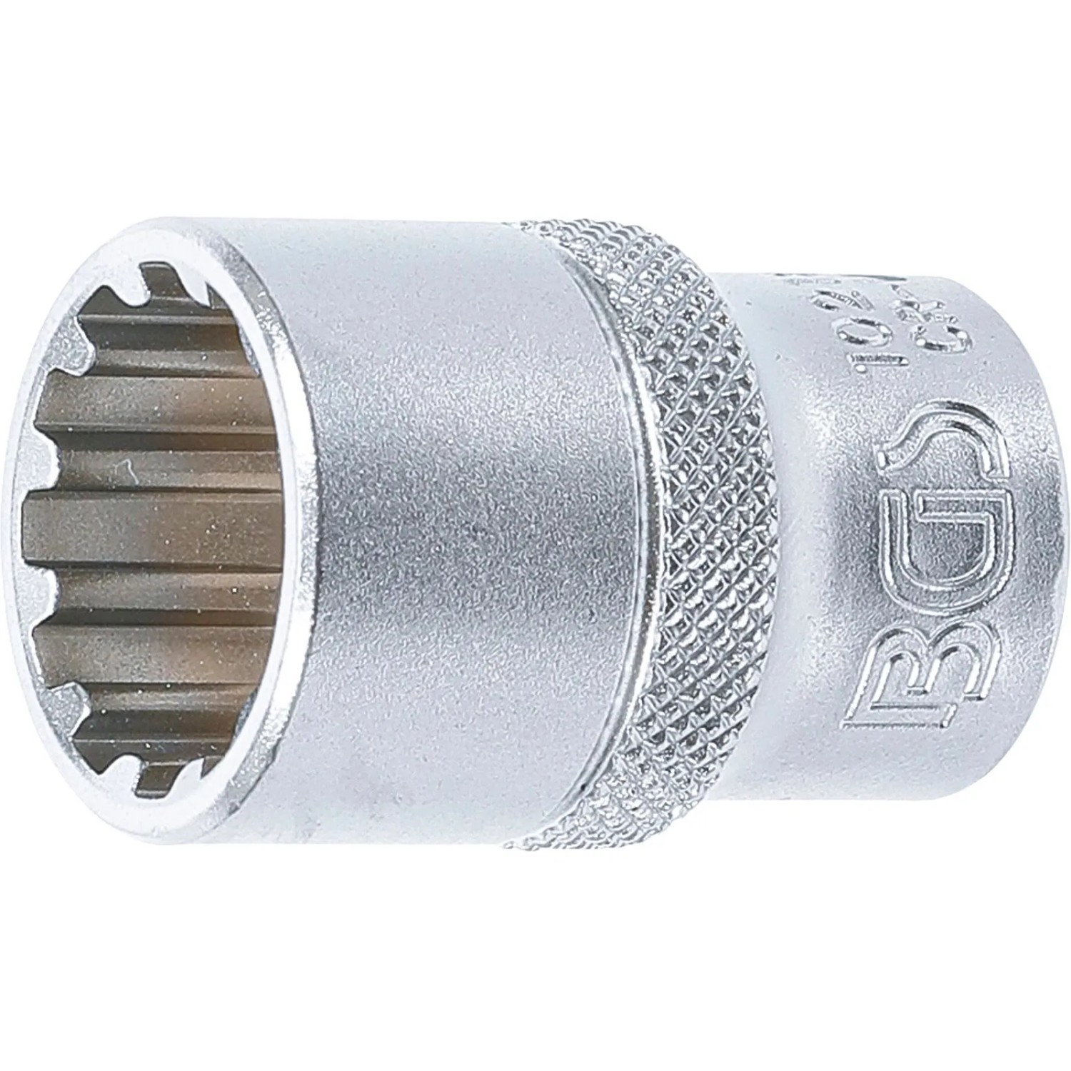 BGS Steckschlüssel Einsatz Gear Lock Antrieb Innenvierkant 12 5 Mm  1 2 Zoll  SW 18 Mm 10218