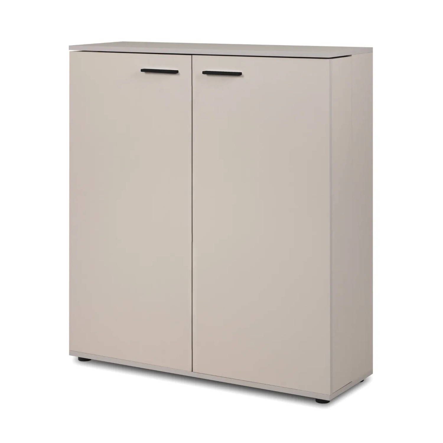Furn.Design Schuhschrank Samtfarben 100 x 110 cm 2-türig 12 Fächer Logu