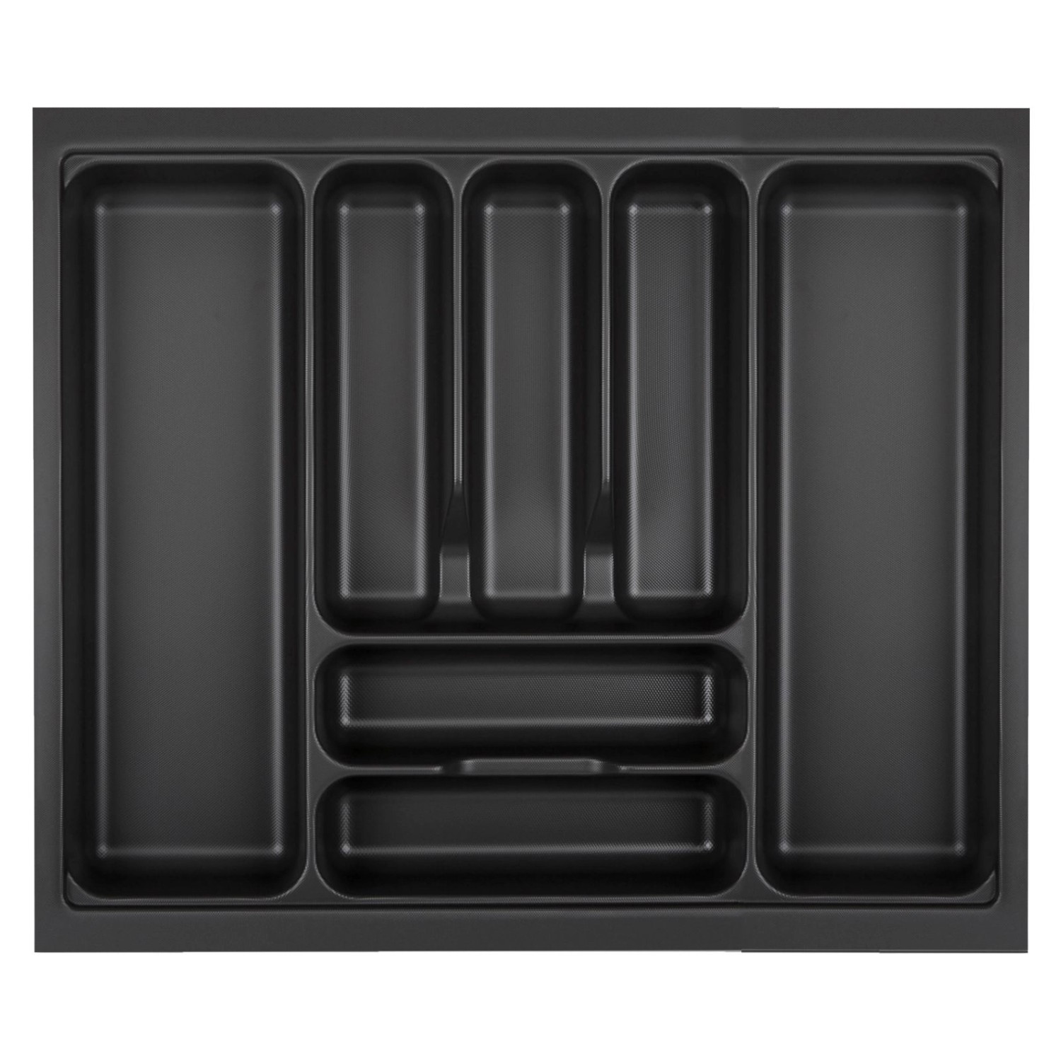 Thumbnail - SOTECH Orga-Box VIII Besteckeinsatz 511 x 480 x 55 mm Lavagrau mit Perlstruktur Für 60er Schränke in Häcker Küchen