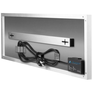 Allegra24EasyDry Infrarottrockner T 300 mit Zähler und Tasche, Rückansicht.
