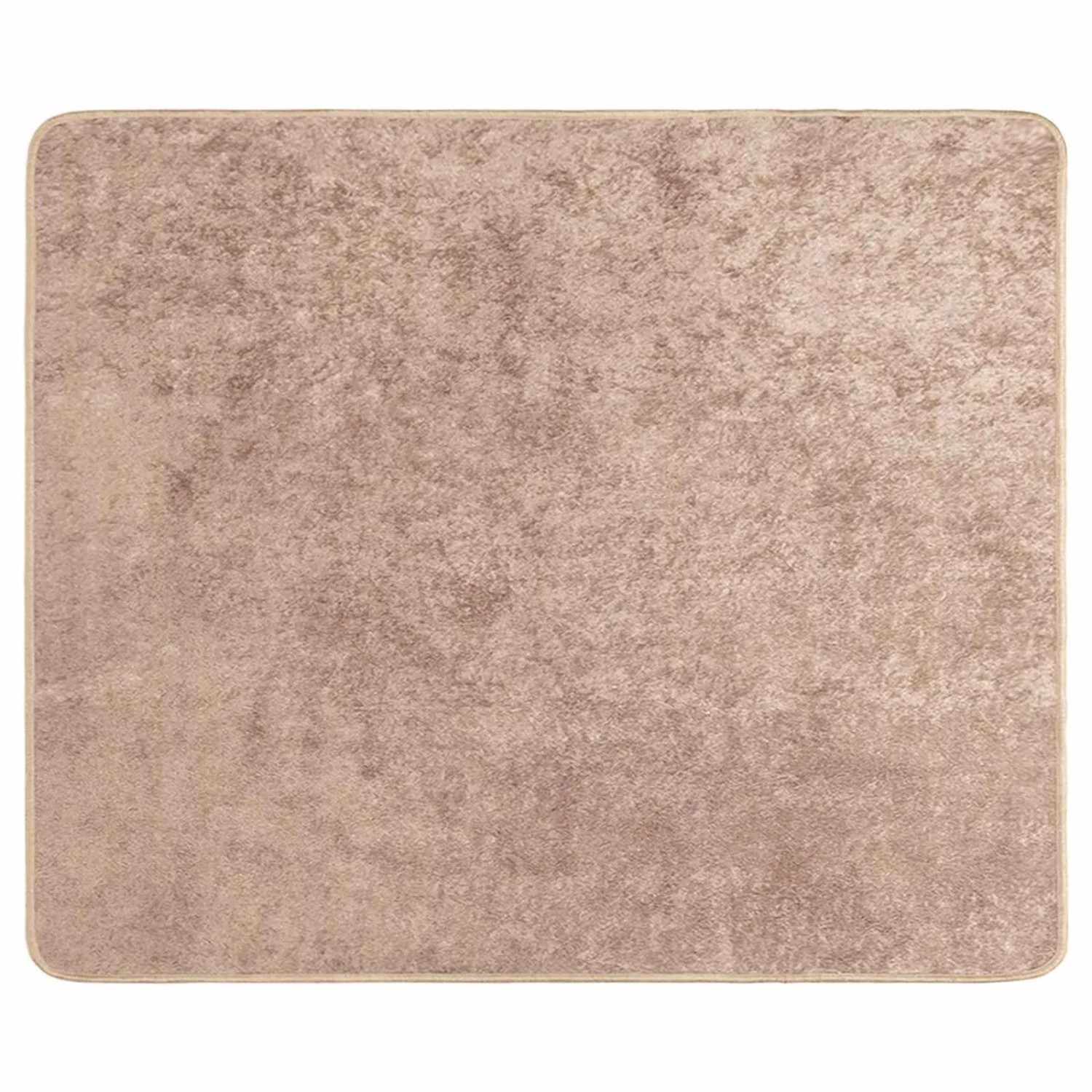 vidaXL Teppichläufer MARSA Sand 80 x 100 cm Polyester und PVC 42023110