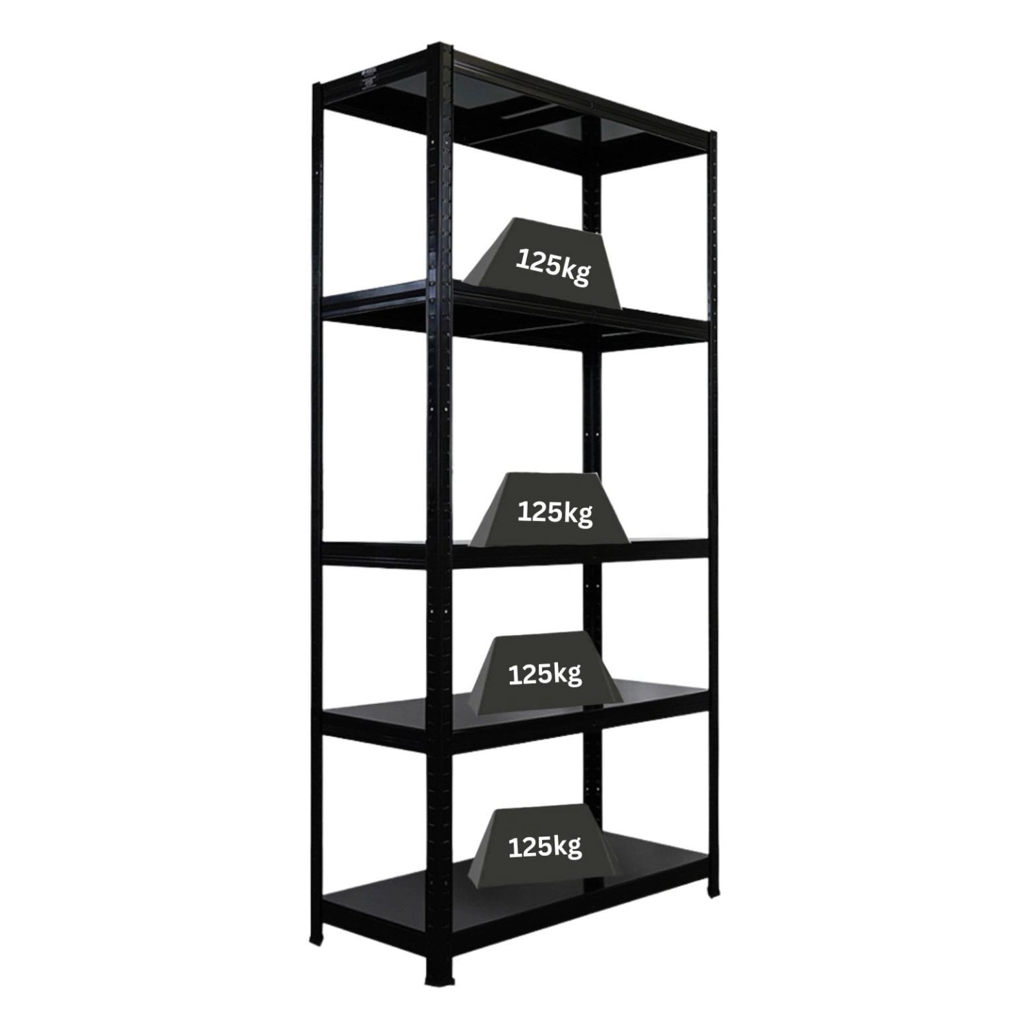 PROREGAL Schwerlastregal Ragnar HxBxT 180x90x40cm 5 Stahlplatten-Ebenen Fac günstig online kaufen