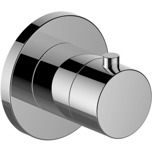 Keuco IXMO Thermostatarmatur, rund, verchromt. Armatur für Dusche und Wanne.