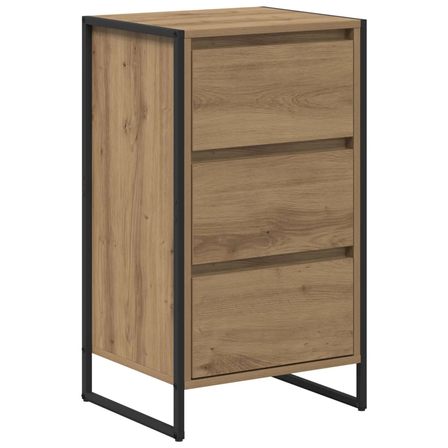 vidaXL Sideboard Kunsthandwerk Eiche 42 x 36 x 75,5 cm Holzwerkstoff 886551 günstig online kaufen