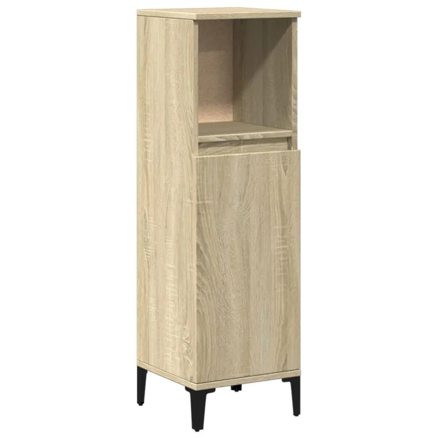 vidaXL Badschrank Sonoma-Eiche 30x30x100 cm Holzwerkstoff 847389