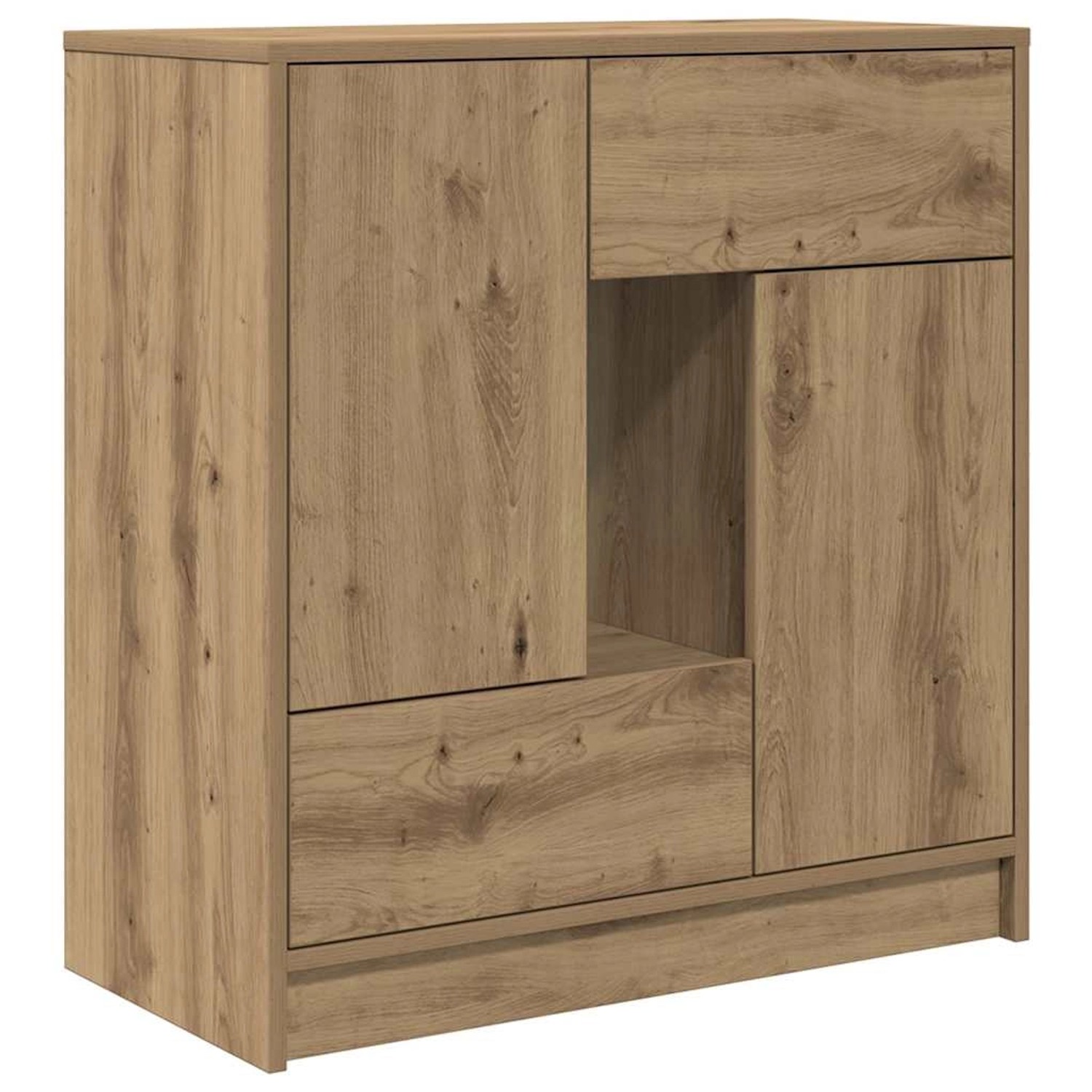 vidaXL Sideboard mit Schubladen und Türen Artisan-Eiche 70,5x34x74,5cm 8618 günstig online kaufen