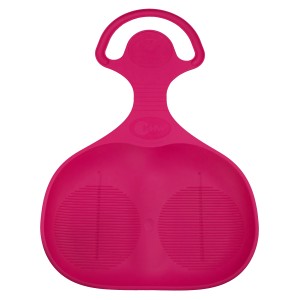 Pinker KHW Rutschteller Snow Glider, 58 cm, mit Griff für Kinder. Schlittenzubehör für Winterspaß.