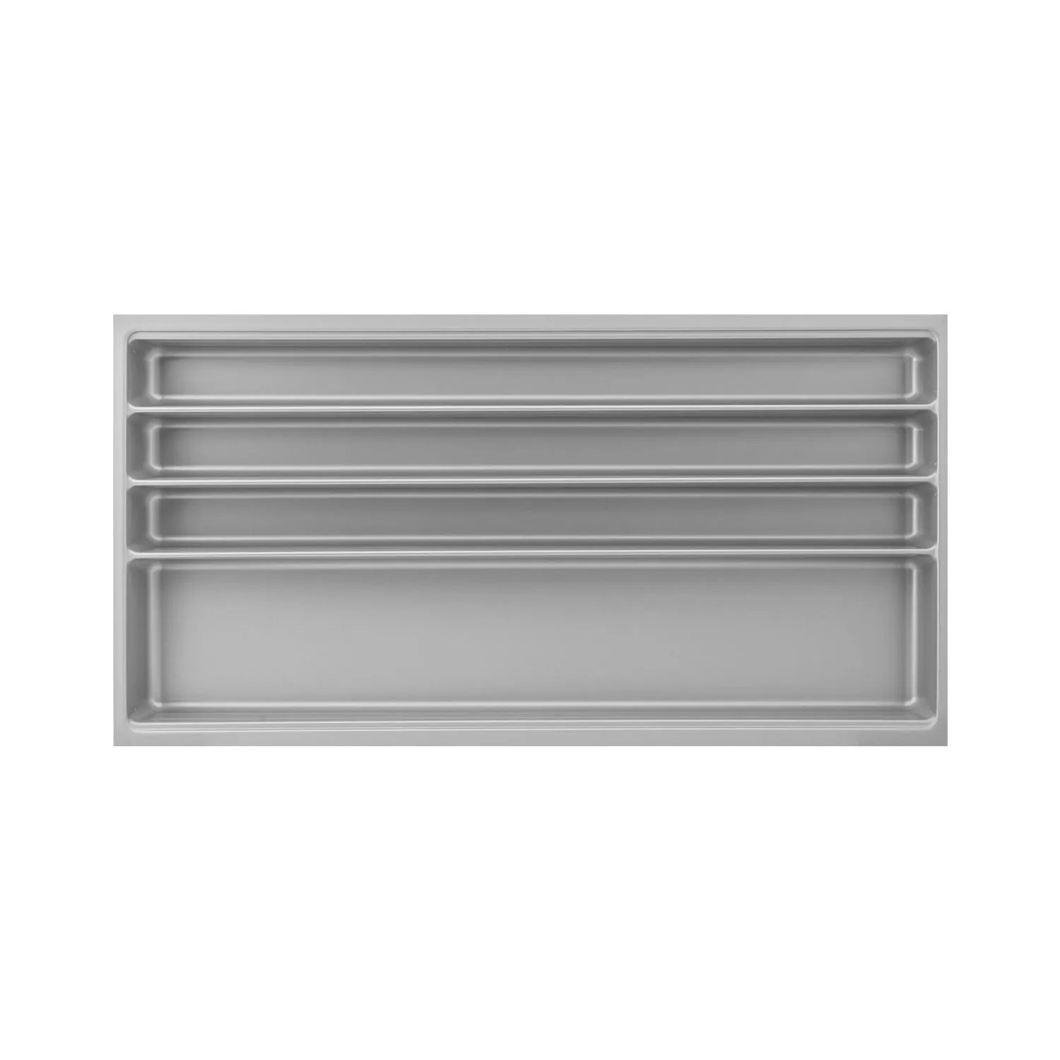 Agoform Besteckeinsatz Scoop-2 474x916x59mm Schubladeneinsatz Kunststoff Silber