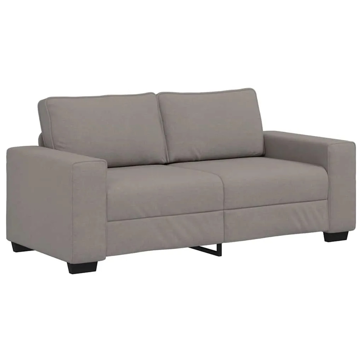 vidaXL 2-Sitzer-Sofa Taupe 140 cm Stoff 4105172 günstig online kaufen