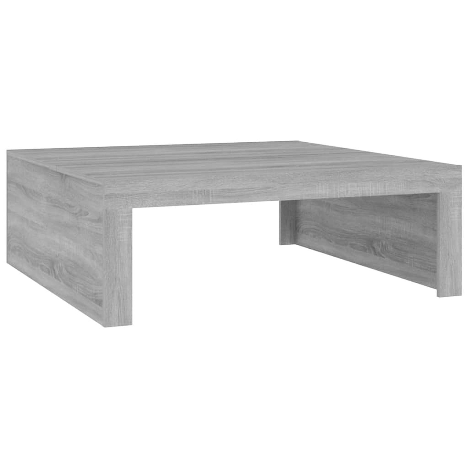vidaXL Couchtisch Grau Sonoma 100x100x35 cm Holzwerkstoff 815997 günstig online kaufen