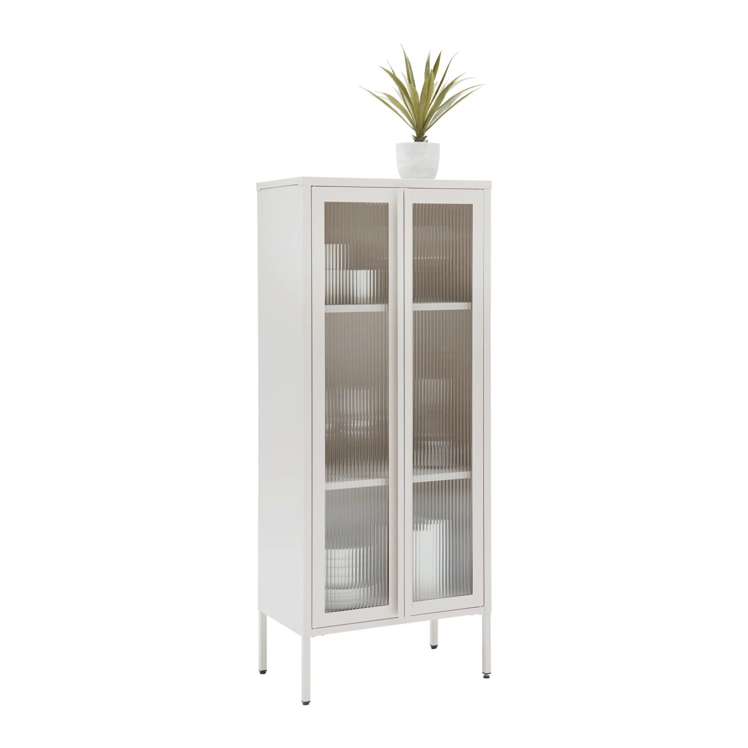 Mömax Vitrine Floyd Beige/Transparent