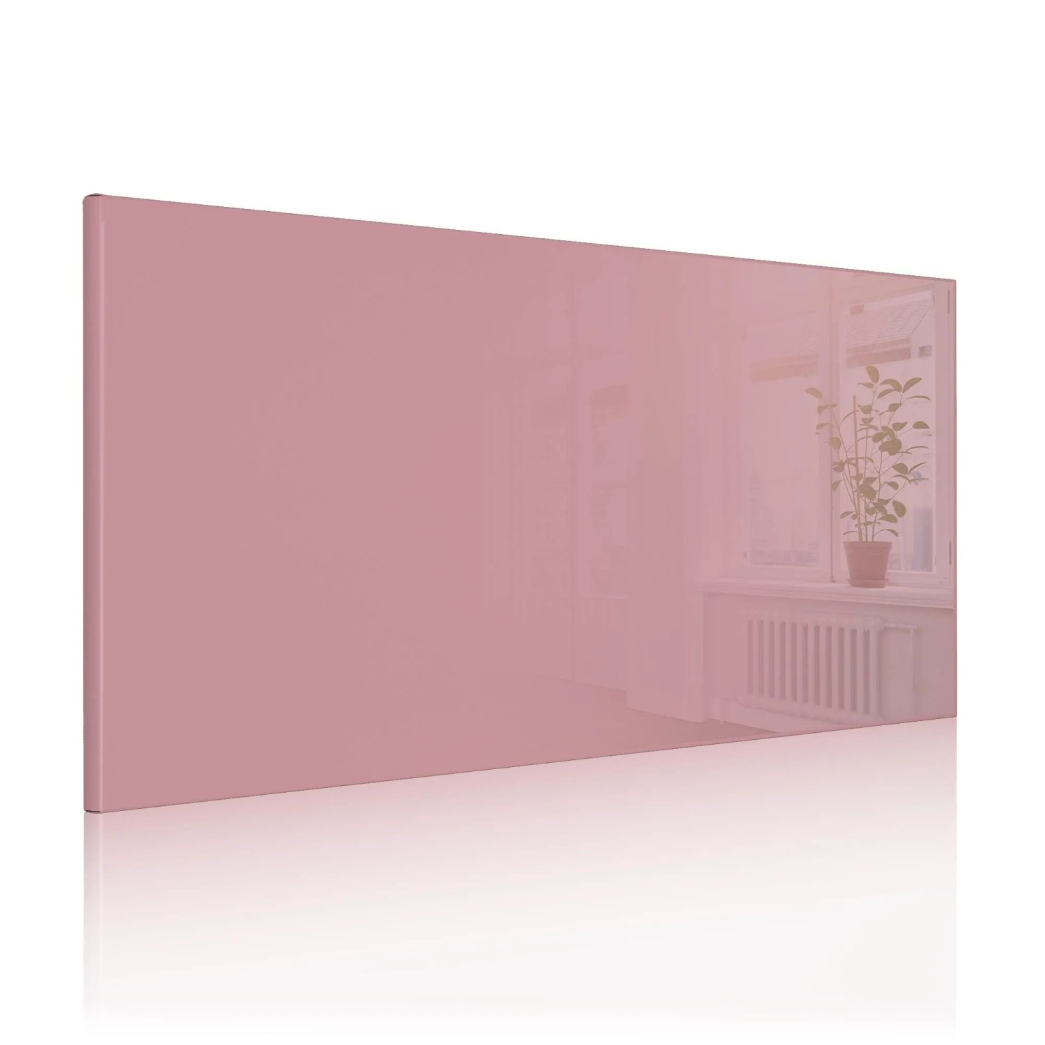 Banjado Design Magnettafel 78x37cm Magnetwand Aus Metall Rosa Memoboard Pinnwand Mit 4 Magneten