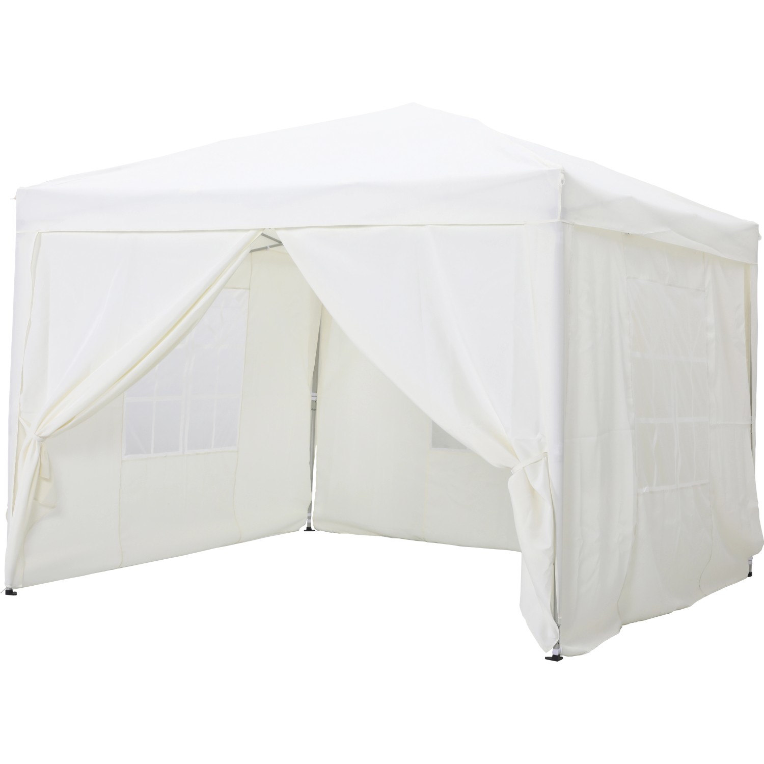 Faltpavillon Papanoa Cremeweiß 293 cm x 293 cm günstig online kaufen