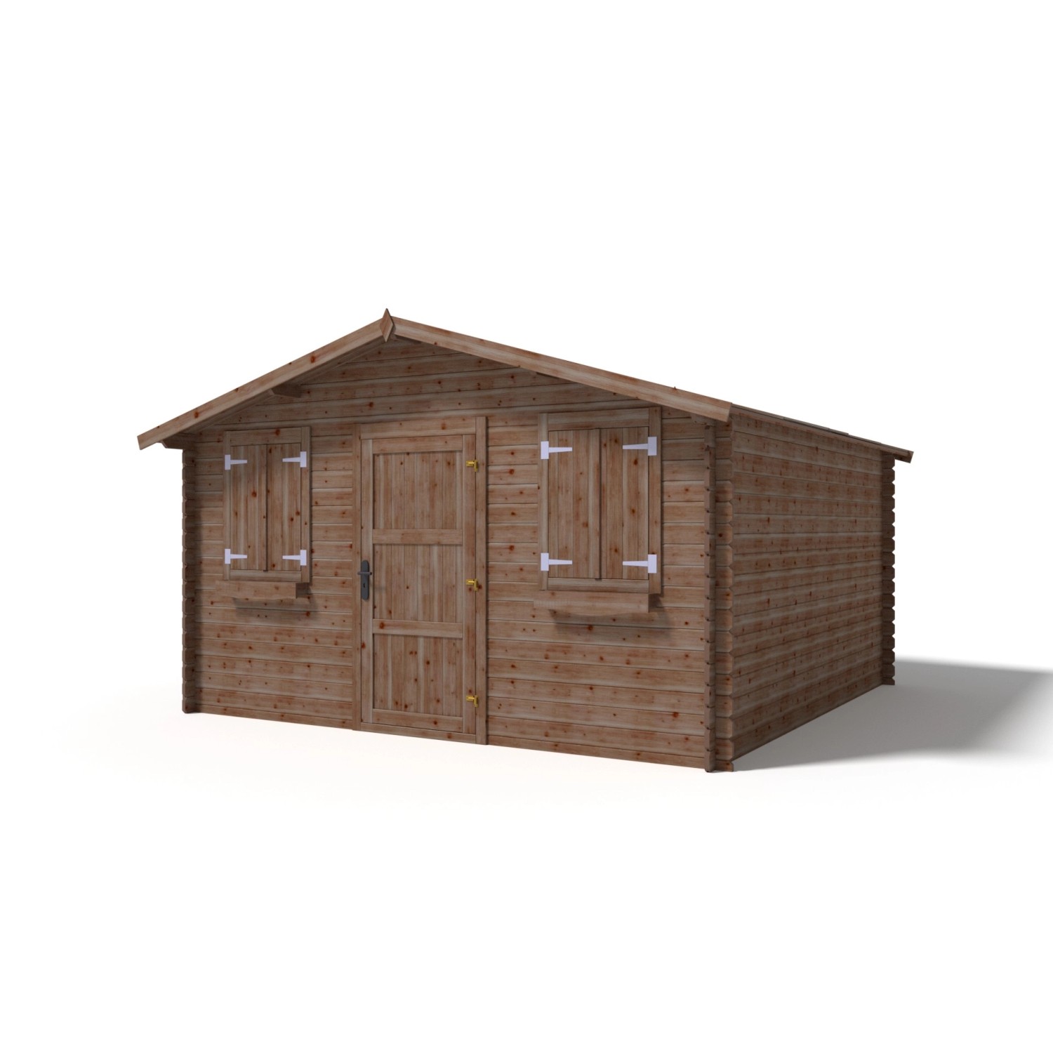 Altanka Gartenhaus   Gerätehaus 16 m2   4x4 m   28 mm   Imprägniert   DOM14 günstig online kaufen