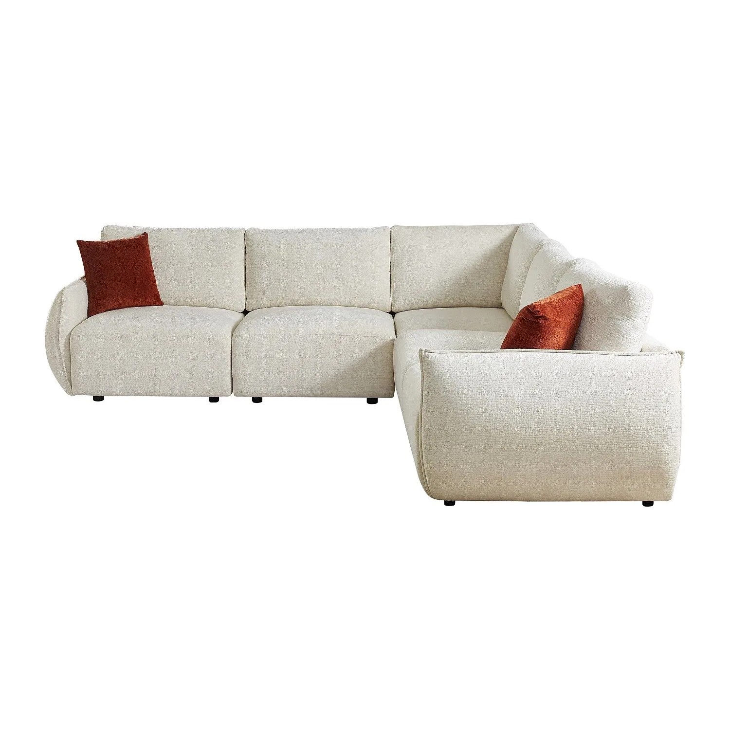 Vente-unique Sofa Ohne Schlafmöglichkeit Octavine Beige 276 cm