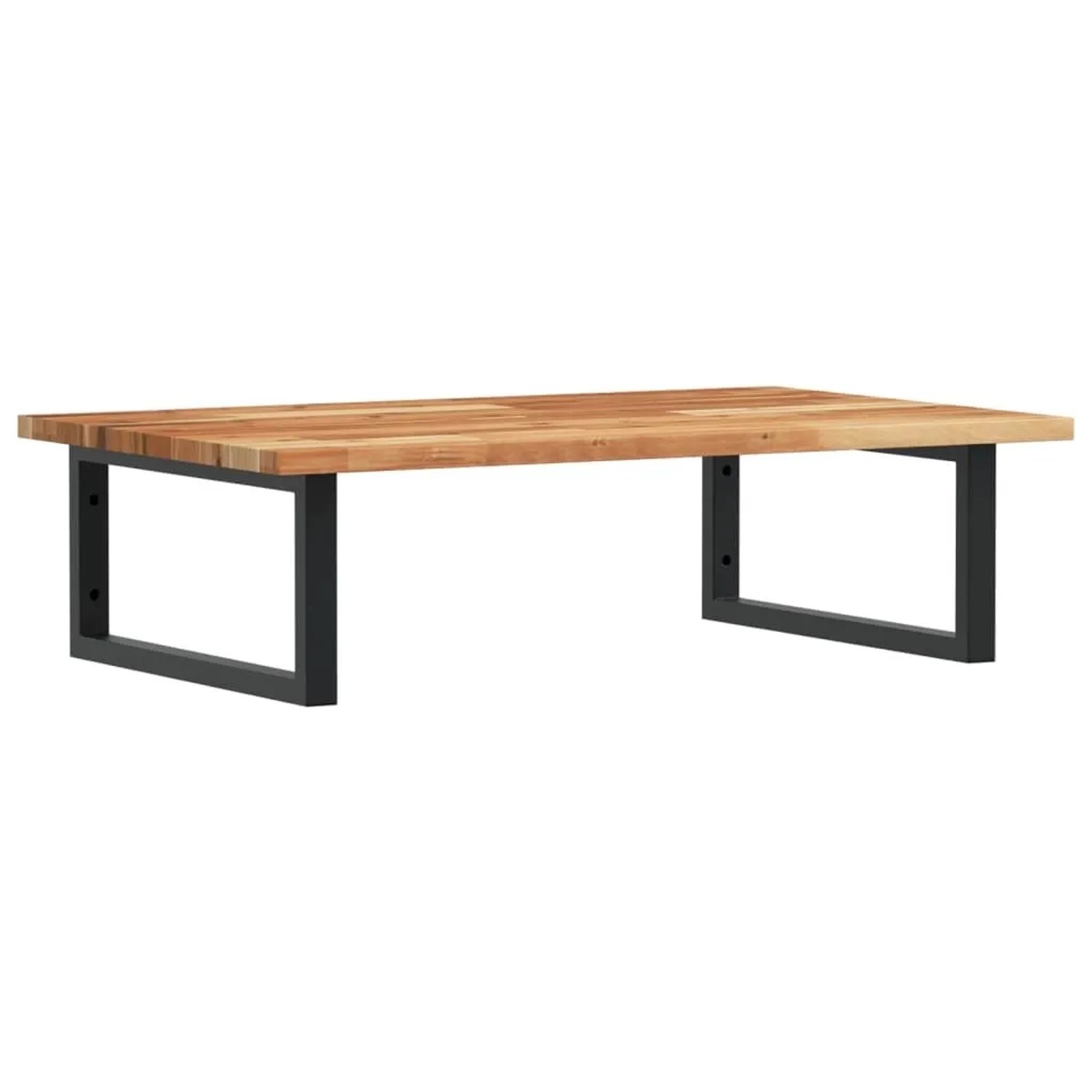 vidaXL Waschbeckenregal Wandmontage Stahl und Akazienholz 3302825