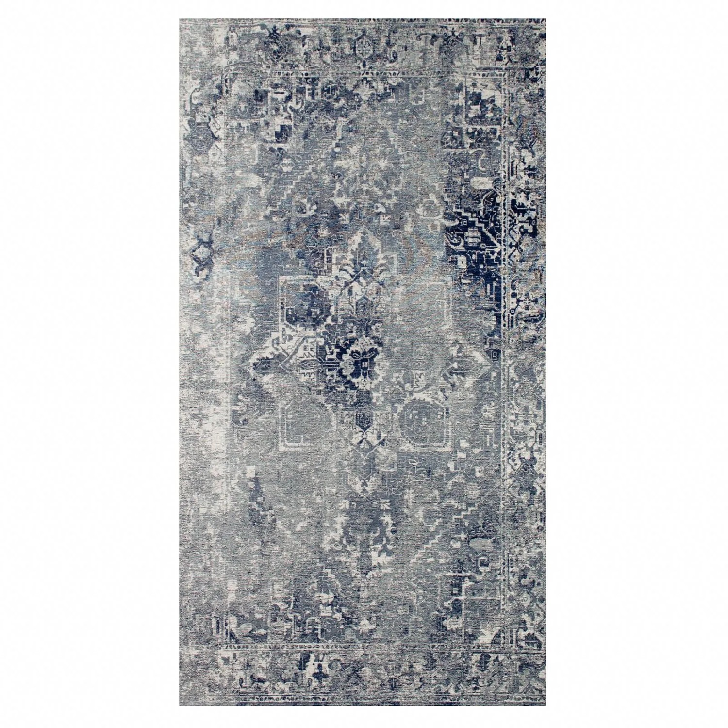 Lola&Moi Teppich Deep Blue Blau 80x150cm