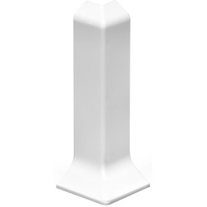 Weiße System 9 Außenecke für Laminat & Parkett, 1 Stück.