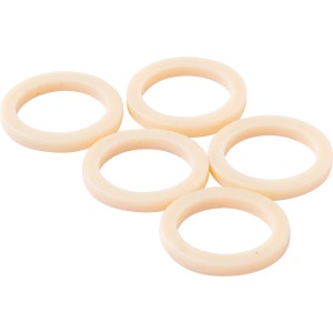 5er Set KÖRO TPE-Ringe, 19x25,5x3 mm, für Mischdüse M28, Dichtungsringe für Trinkwasser.