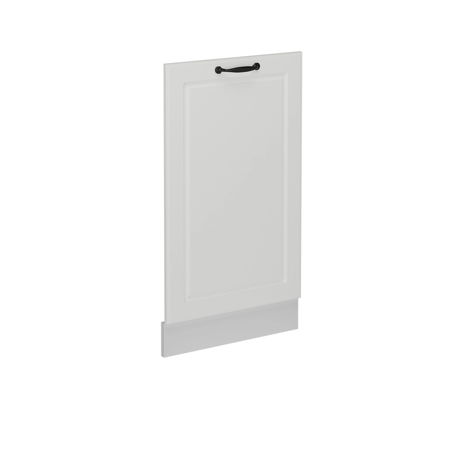 Vicco Geschirrspülblende R-Line Weiß Landhaus 45 cm ohne Arbeitsplatte mit Weiß Korpus