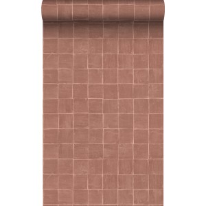 Origin Luxury Wallcoverings Tapete Fliesenmuster Braun 50 X 900 Cm 348046